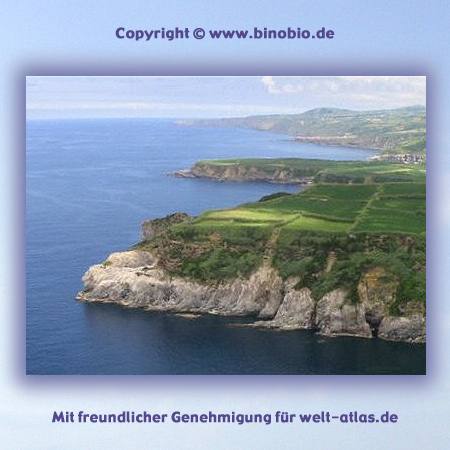Formosa Point on São Miguel Island,the largest island of the Portuguese Azores