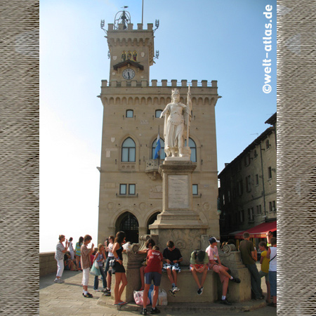 Palazzo Publico on Piazza della LibertaRepublic of San Marino