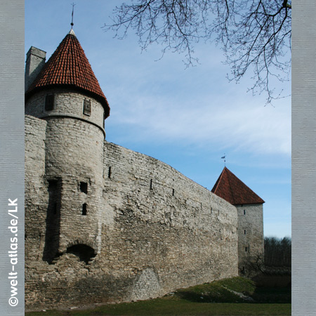 Stadtmauer in Tallinn (Reval), Estland