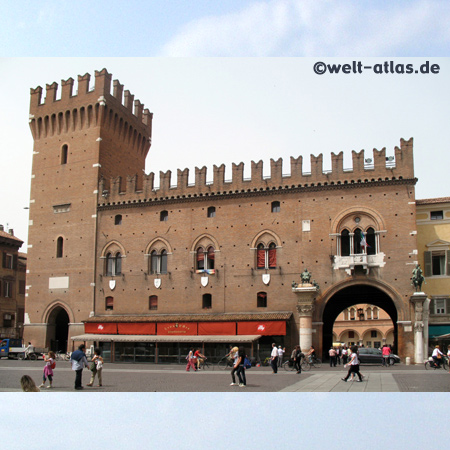 Palazzo Municipale in Ferrara Emilia-Romagna, Italien