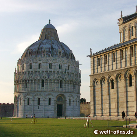 Baptistry at Piazza del Duomo, Pisa, UNESCO World Heritage Site