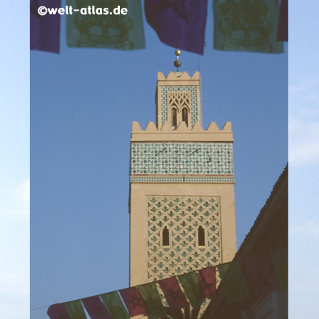 Minarett der Koutoubia-Moschee in Marrakesch