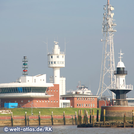 Elbe traffic control for Kiel Canal in Brunsbüttel