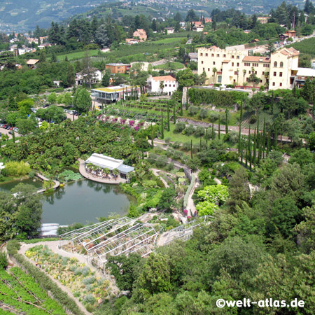 The Gardens of Trauttmansdorff Castle near Merano