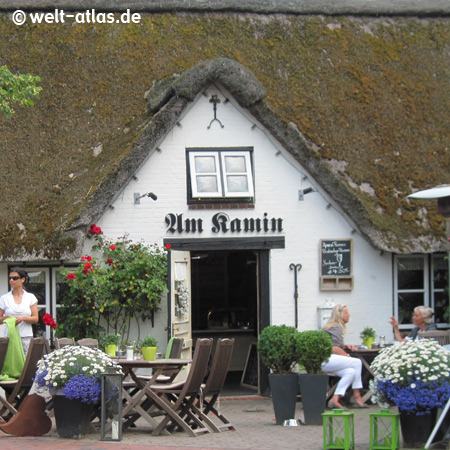 Restaurant "Am Kamin" in the village of St. Peter-Ording