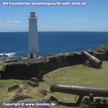 Der Leuchtturm von Vieux Fort auf Basse-Terre, Guadeloupe Fotos: Reisebericht Guadeloupe, guadeloupe.binobio.de