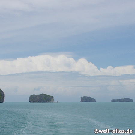 some small islands, Seychelles Island, Indian Ocean