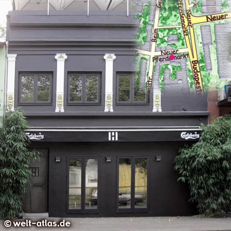 Hoch3, Bar, Club und Café über drei Etagen, direkt neben dem Nil, von den Machern des "Hamburg City Beach Club" Neuer Pferdemarkt 4, http://www.hoch3.cc/