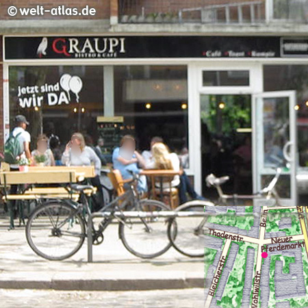 Graupi Bistro & Café in der Wohlwillstr. 54https://www.facebook.com/graupihamburg/