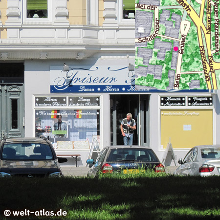 Friseur Rieckhoff, Jens-Werner Detels,Beim Grünen Jäger 9 am NeuenPferdemarkt 