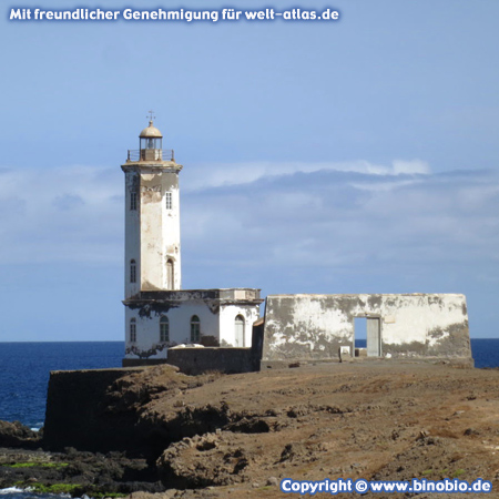 Leuchtturm an der Ponta Temerosa in Praia auf Santiago, Kapverden – Fotos: Reisebericht Kapverden, kapverden.binobio.de