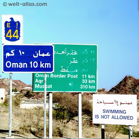 Border to Oman