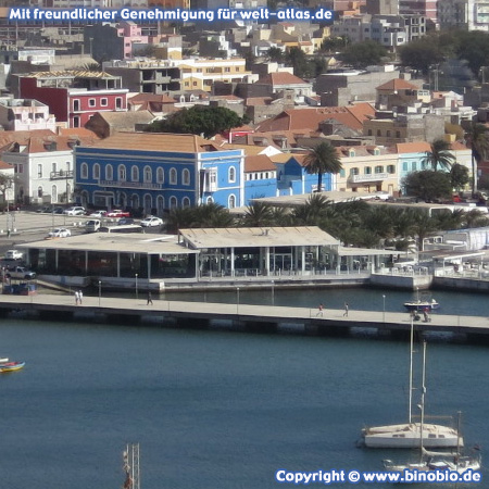 Mindelo, port city in the northern part of the island of São Vicente in Cape Verde