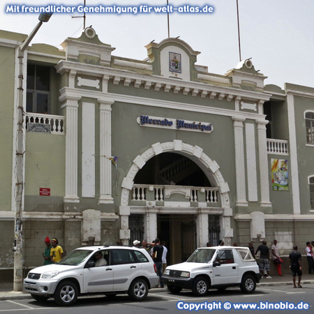 Die Markthalle von Mindelo auf der Insel São Vicente  – Fotos: Reisebericht Kapverden, kapverden.binobio.de