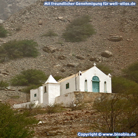 The church Igreja Nossa Senhora da Conceição of Povoação Velha on Boa Vista Island, Cape Verde