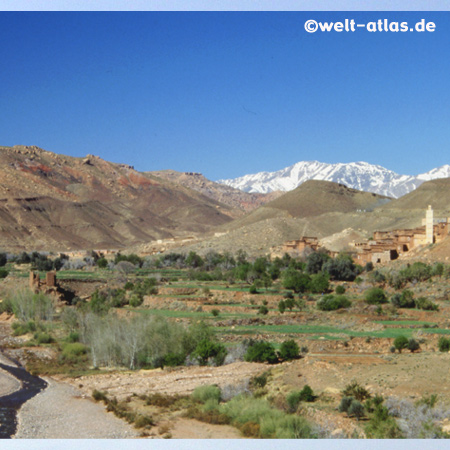 Valley in the Grand Atlas Mountains