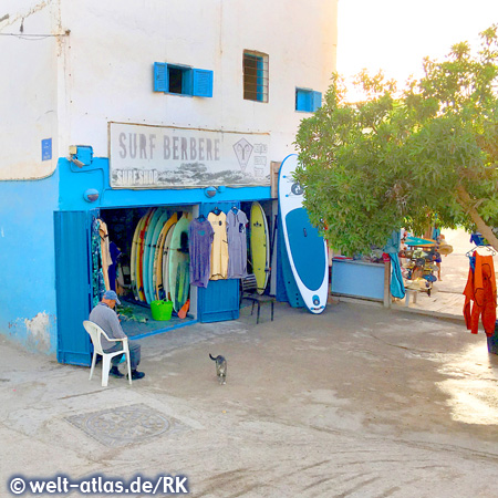 Surfshop in Taghazout, Morocco