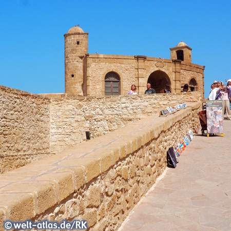 Scala de la Kasbah, Essaouira, MarokkoFestungsmauer an der Medina