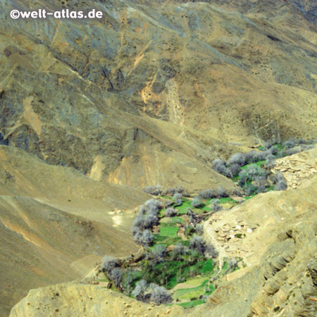 Valley in Atlas mountains, Morocco