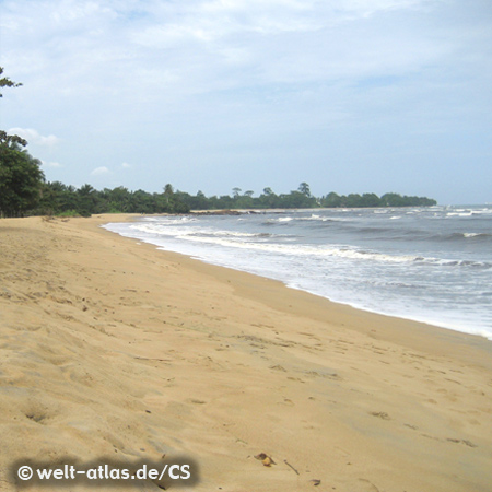 Kribi beach, Cameroon, west Africa