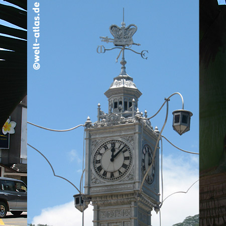 Clock Tower, Uhrturm in Victoria, Wahrzeichen, Nachbildung des Big Ben in London