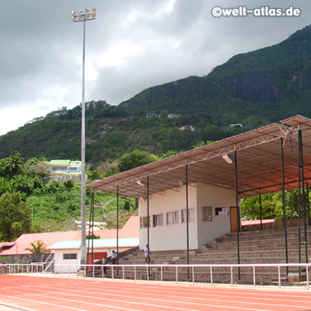 Stadion in Victoria, Mahé, Seychellen