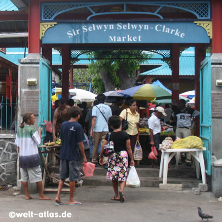 Front of Sir Selwyn Selwyn-Clarke Market