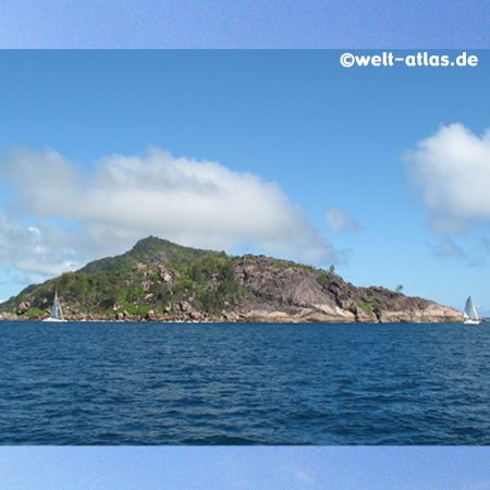 Auf der Fahrt nach La Digue