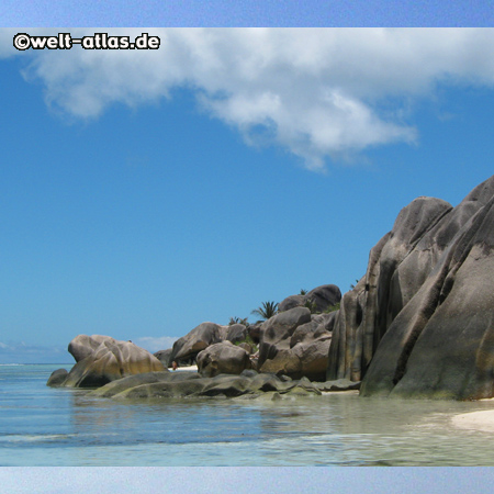 Granitfelsen der Anse Source d´Argent