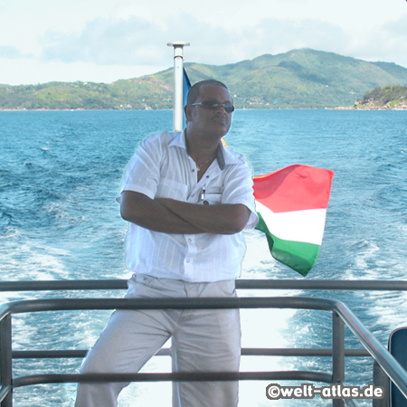 Ferry to Praslin, Seychelles