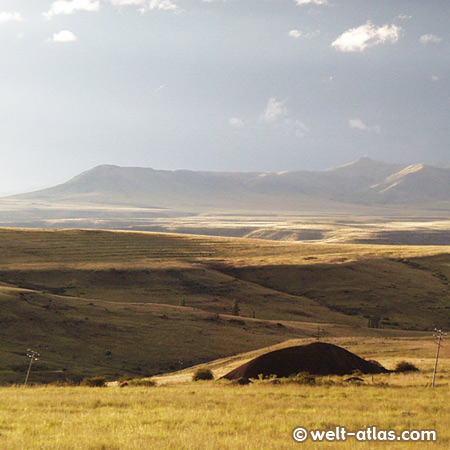 Abendstimmung am Rande der Drakensberge, Südafrika