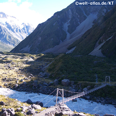 Hooker Valley Track im Mount Cook National Park