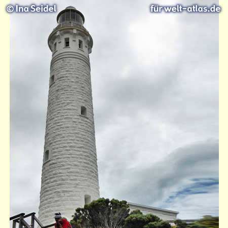 Leuchtturm Cape Leeuwin, an diesen Kap treffen der Indische und Pazifischer Ozean zusammen - Foto: Copyright Ina Seidel