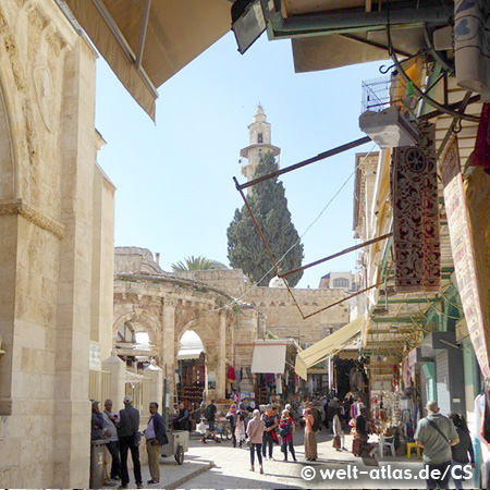 Platz in der Altstadt von Jerusalem, Israel