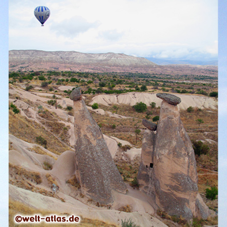Hot Air Ballooning, one of the highlights  in Cappadocia