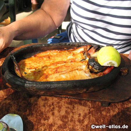 Fresh trout at Ulupinar river