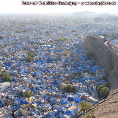 Jodhpur, known as Blue City, IndiaFoto:© www.reisepfarrer.de