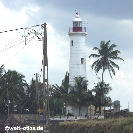 Leuchtturm in Galle, Sri LankaPosition: 6°01'N  80°13'E