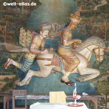 Im Wewurukannala Vihara Tempel in Dikwella