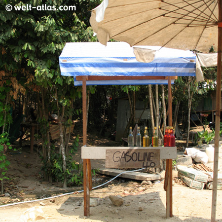 gasoline station, Koh Samui, Thailand