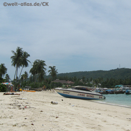 At the beach, Koh Phi Phi