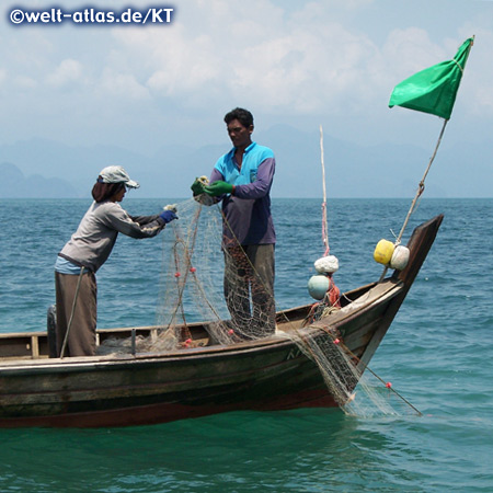 Fischerboot in Malaysia