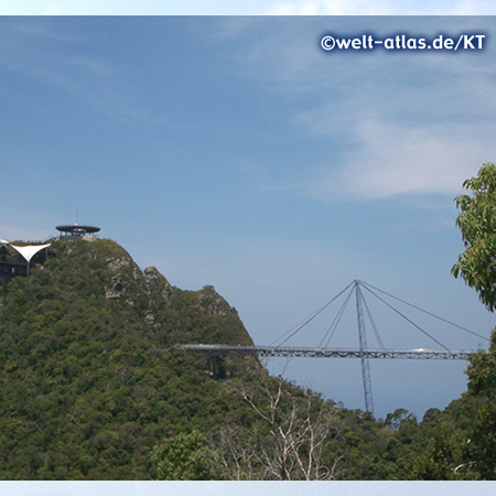 Langkawi Sky Bridge auf den Gunung Mat Cincang, ca 700m über dem Meer