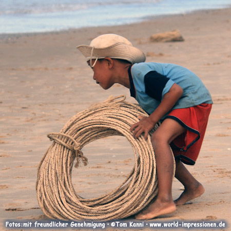  Young boy at Mui Ne Beach, Vietnam