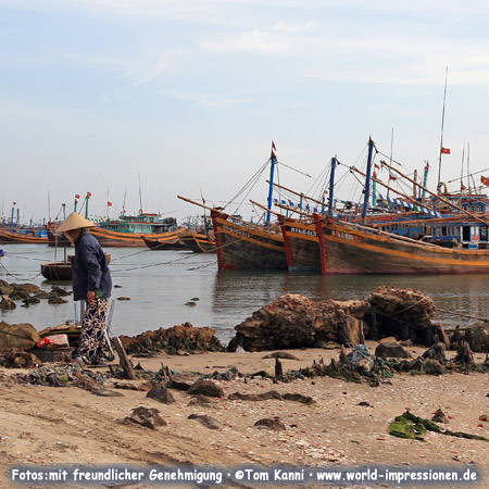 Fishing boats at Mui Ne