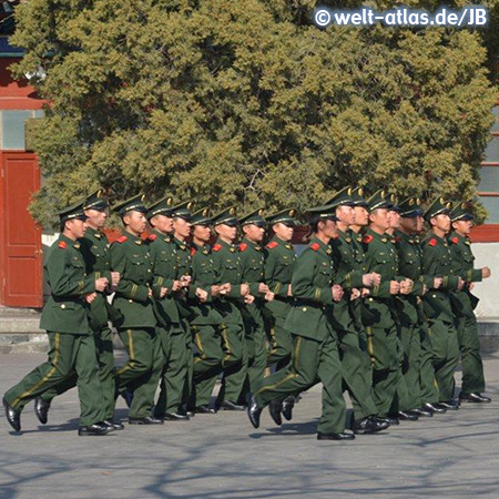 Chinesische Garde, nahe der Verbotenen Stadt