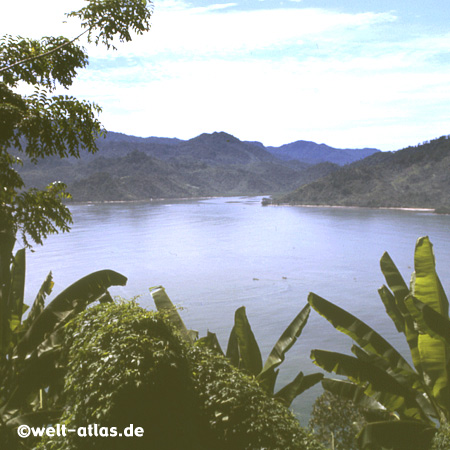 crater lake Maninjau in West Sumatra