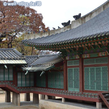 Im Changdeokgung Palast, Seoul,Welterbe der UNESCO