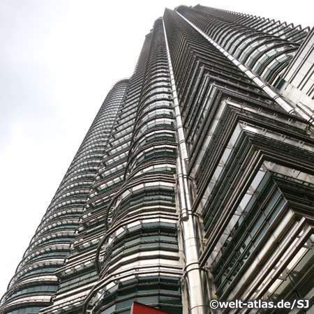 Architekturdetail der Petronas Towers