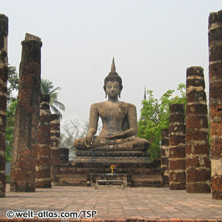 Sukhothai, Wat Mahathat, Thailand